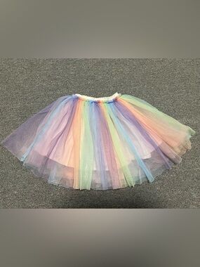 Girl’s Pastel Rainbow Tulle Skirt